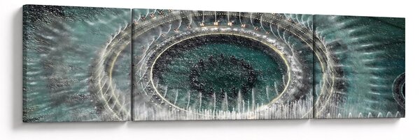 Obraz fontány (170x50 cm)