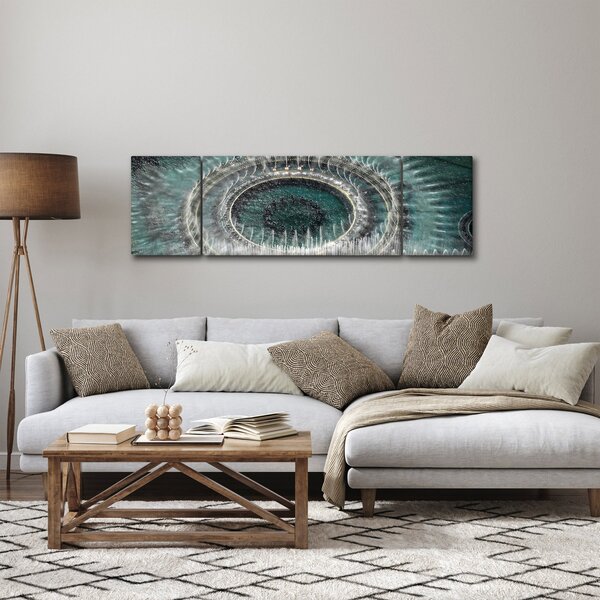 Obraz fontány (170x50 cm)