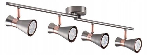 Stropní svítidlo přisazené Kanlux 35 W GU10 71,5 cm stříbrné