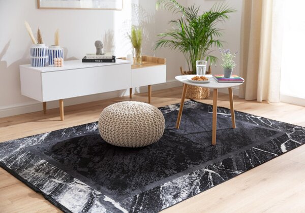 Koberec Arte Norwalk Marble černý