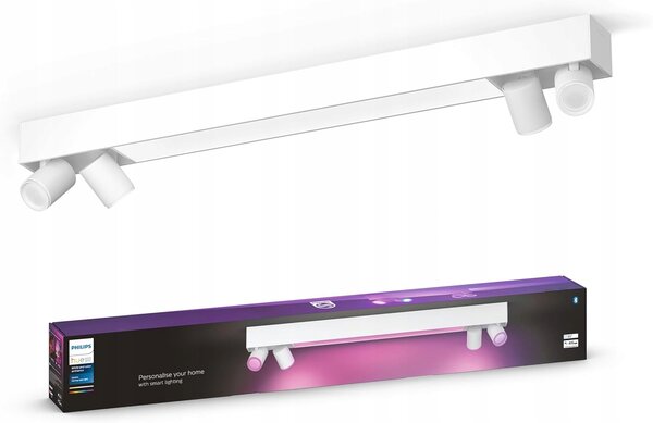Stropní bodové svítidlo obdélníkové Philips Hue bílé
