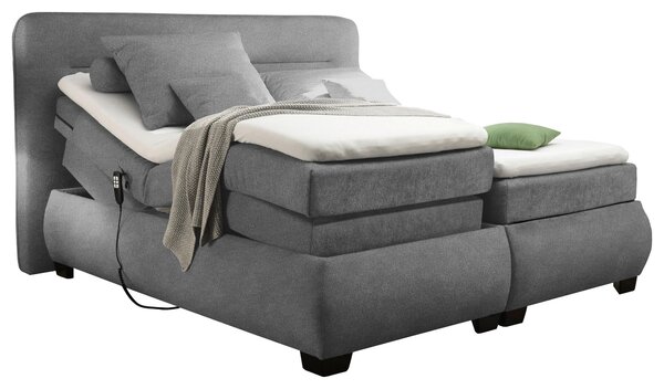 POSTEL BOXSPRING, 180/200 cm, tmavě šedá MID.YOU - Manželské postele, Online Only