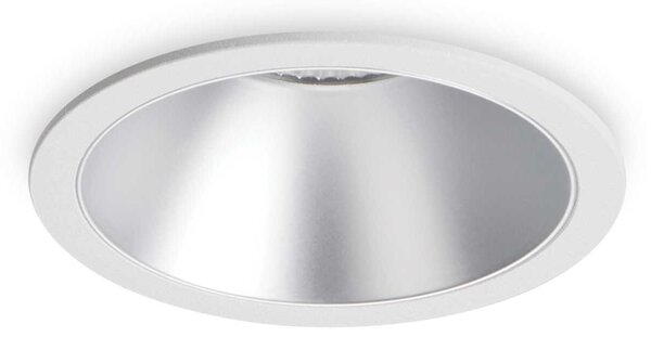 Ideal Lux Stropní vestavné bodové svítidlo LED GAME ROUND Barva: Černá, Teplota světla: 4000K - denní bílá, Barva materiálu: černá