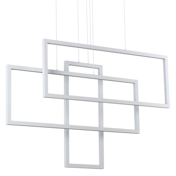Ideal Lux Závěsné svítidlo Frame sp rettangolo Barva: Černá
