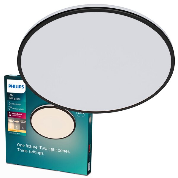 Stropní svítidlo Philips 22 W černé 2700 K stmívatelné