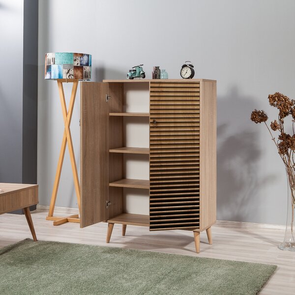Skříňka Multibox (Dub sonoma). Akce -23%