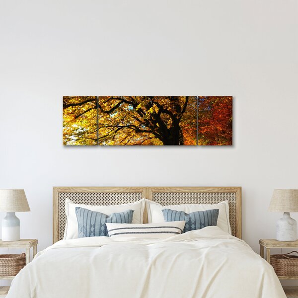 Obraz podzimního stromu (170x50 cm)