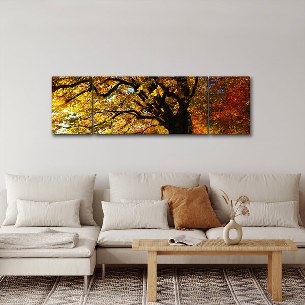 Obraz podzimního stromu (170x50 cm)