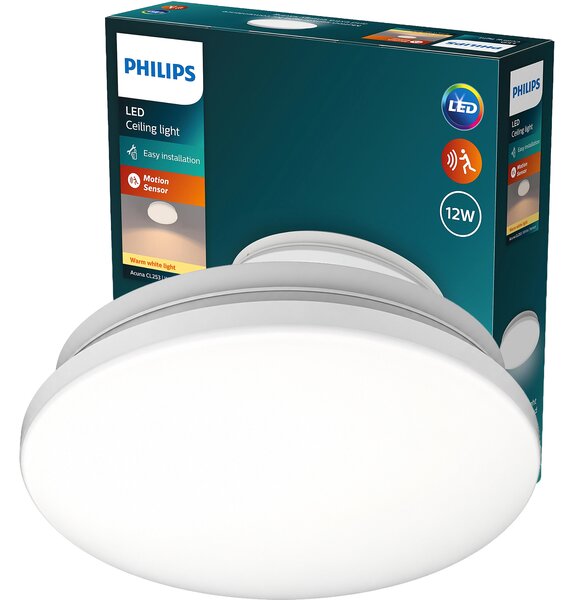 Stropní Svítidlo kulatý Philips 24,5 x 24,5 cm bílý
