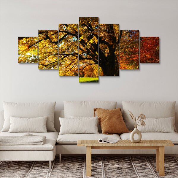 Obraz podzimního stromu (210x100 cm)