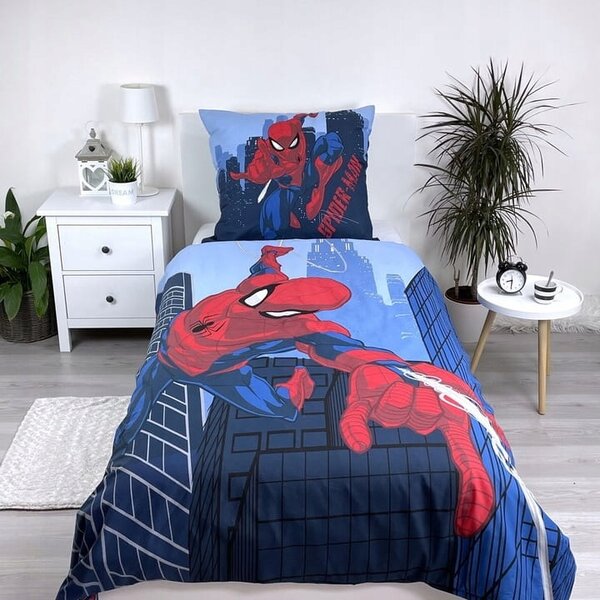 Dětské povlečení Spider-Man Blue 08 modré JERRY FABRICS 160x200