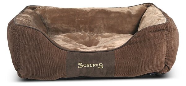 Hnědý plyšový pelíšek pro psa 50x60 cm Scruffs Chester M – Plaček Pet Products