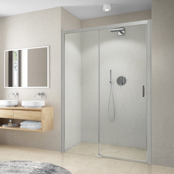 Roth CARIBA LINE CI D2L/R Dvoudílné sprchové dveře pro instalaci do niky 120 cm Orientace P/L: Pravá