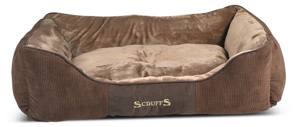 Hnědý plyšový pelíšek pro psa 70x90 cm Scruffs Chester XL – Plaček Pet Products