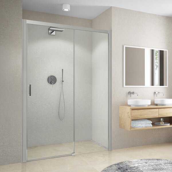 Roth CARIBA LINE CI D2L/R Dvoudílné sprchové dveře pro instalaci do niky 120 cm Orientace P/L: Pravá