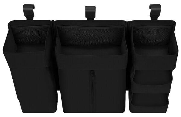Lionelo - Organizér na postýlku 3v1 SIDEPOCKET Black