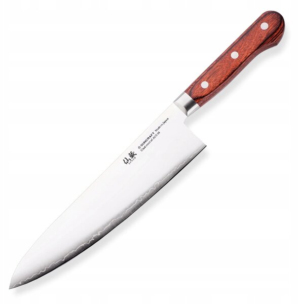 JAPONSKÝ ŠÉFKUCHAŘSKÝ NŮŽ SUNCRAFT CLAD KUCHYŇSKÝ NŮŽ 21 CM OCEL SAN MAI