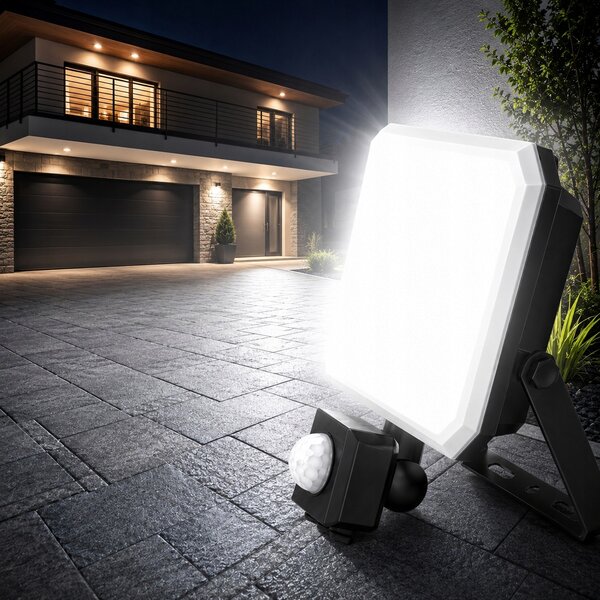 LED reflektor Videx 30W 2850lm IP65 s pohybovým senzorem