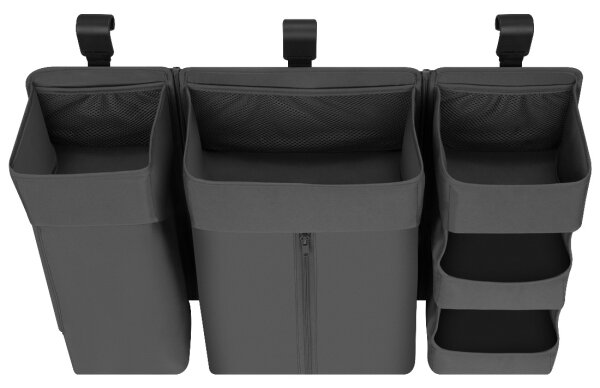 Lionelo - Organizér na postýlku 3v1 SIDEPOCKET Grey