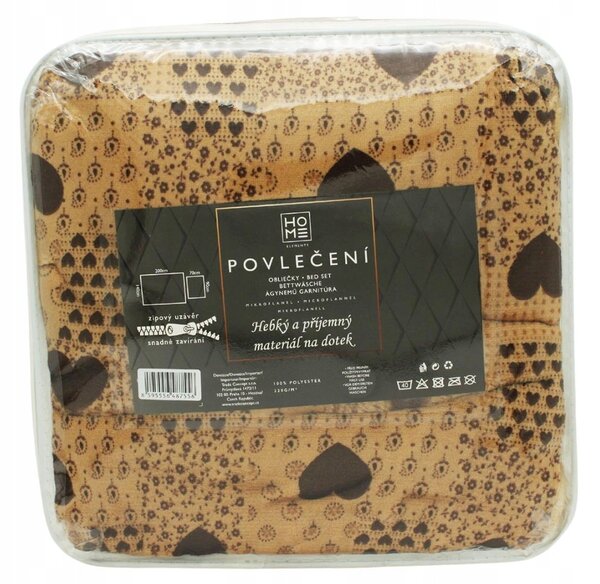 Sada povlečení Home Elements přikrývka 140 Cm x 200