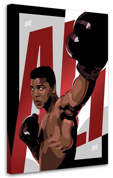 Obraz na plátně Muhammad Ali - Nikita Abakumov Rozměry: 40 x 60 cm