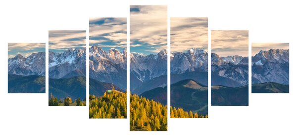 Obraz - horské panorama (210x100 cm)