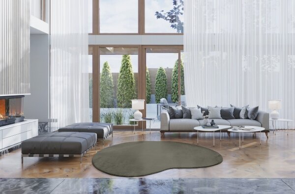 Protiskluzový koberec LOREN 160x230 cm zelená