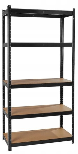 Kovový skladový regál Geko 180 x 90 x 40 cm, nosnost až 265 kg na polici