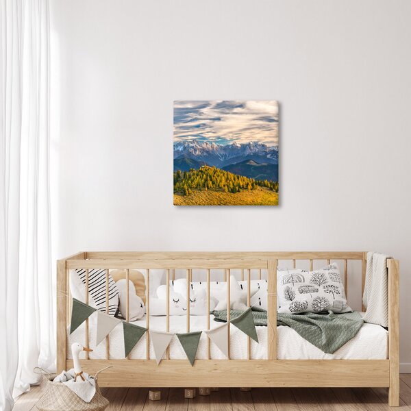 Obraz - horské panorama (30x30 cm)