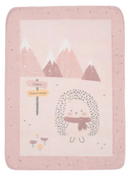 KikkaBoo Dětská deka Super Soft 140x110 cm Hedge-hugs