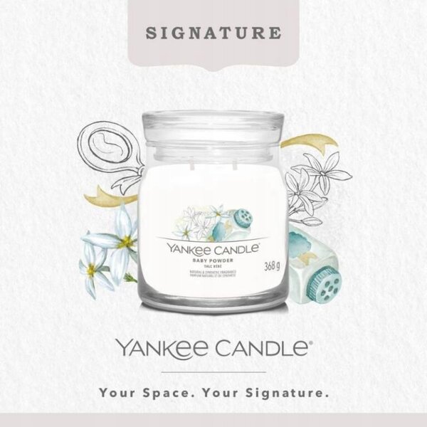 Sójová vonná svíčka BABY POWDER Yankee Candle 1 ks