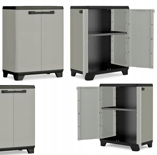 Plastikový regál KIS 2 police 15 kg 90x68x39 cm