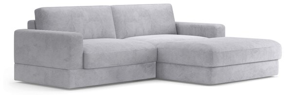 ROHOVÁ SEDAČKA, textil, barvy stříbra Sit & More - Sedací soupravy, Online Only