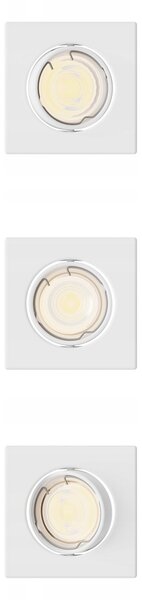 3x Halogenové podhledové svítidlo LED GU10, pohyblivé, Peridot Philips