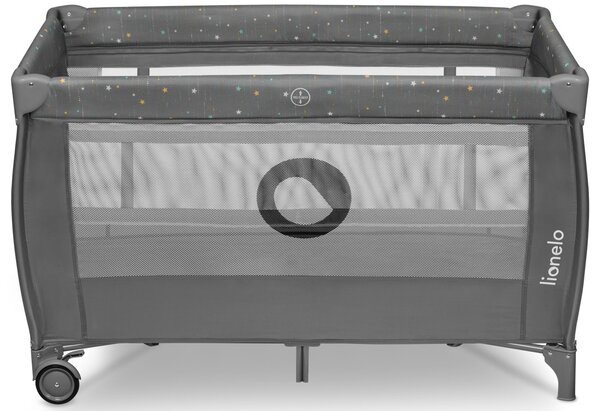 Cestovní postýlka Lionelo LO-STEFI PLUS GREY MULTICOLOR
