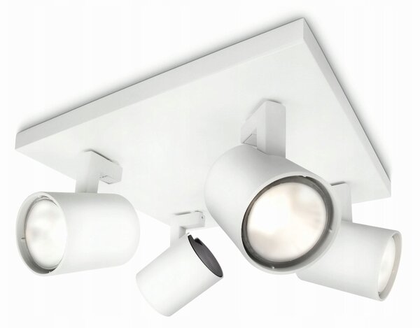 Kvadratové bodové svítidlo Philips Runner 24 x 24 x 10,9 cm bílé