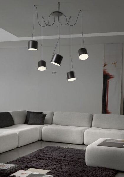 Redo Závěsné svítidlo DODO, 3x Ø 16cm, kabel 3m Barva: Bílá