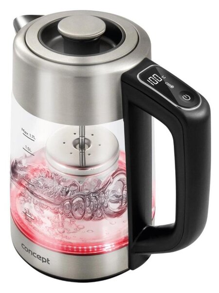 Concept RK4190 - Rychlovarná konvice s termotegulací 1,7 l 2200W/230V nerez