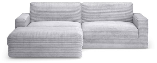 ROHOVÁ SEDAČKA, textil, barvy stříbra Sit & More - Sedací soupravy, Online Only