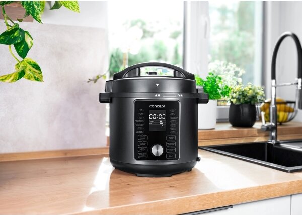 Concept CK8000-Multifunkční el. tlak. hrnec a horko. frit. 5,6 l 11v1 1500W/230V