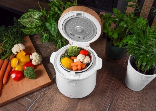 Concept RE3030 - Digitální rýžovar 2v1 380W/230V 1,5 l bílá/dekor dřeva