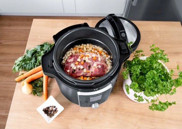Concept CK8000-Multifunkční el. tlak. hrnec a horko. frit. 5,6 l 11v1 1500W/230V