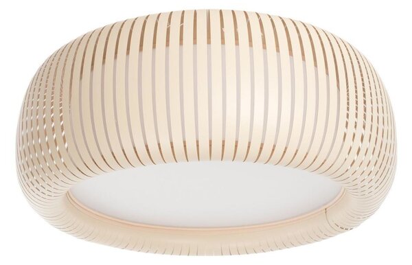 Stropní svítidlo STRIPES 2xE27/40W/230V pr. 55 cm krémová/bílá