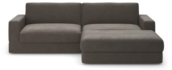ROHOVÁ SEDAČKA, textil, barvy grafitu Sit & More - Sedací soupravy, Online Only