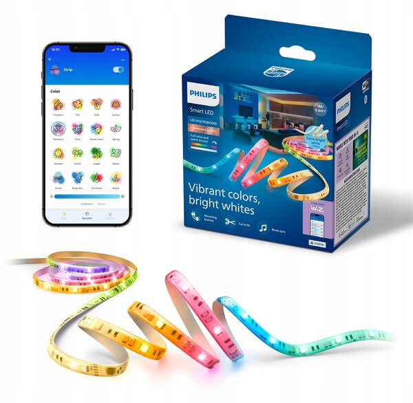 LED pásek RGBIC Gradient 3m PHILIPS SMART Chytrý WiFi Aplikace WiZ