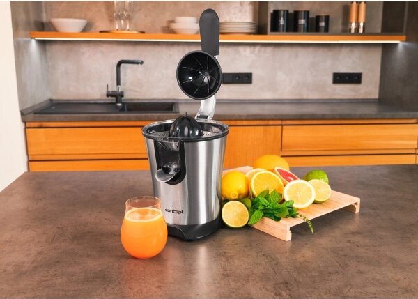 Concept CE3520 - Pákový lis na citrusy 0,75 l 160W/230V nerez