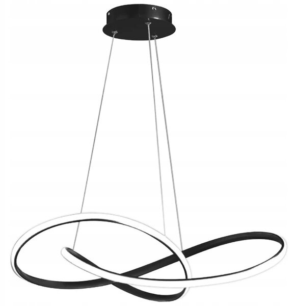 Závěsné svítidlo Interlook černé LED 90 cm 12+ světelných bodů