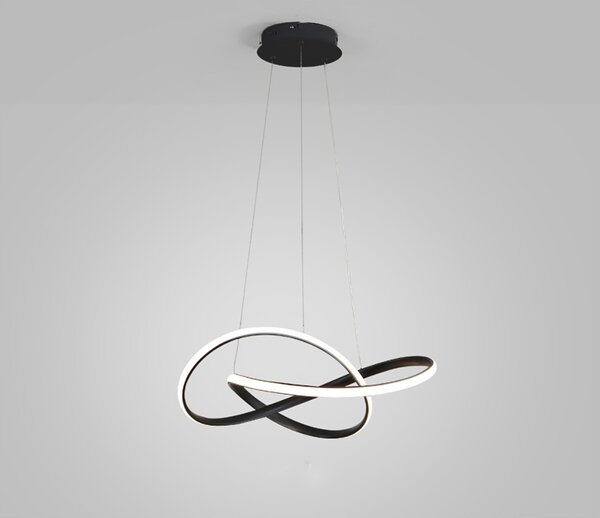 Závěsné svítidlo Interlook černé LED 90 cm 12+ světelných bodů