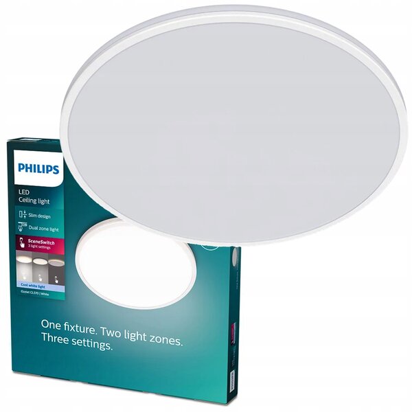 LED Stropní Svítidlo pro Stropní Svítidlo montáž OZZIET 22W 4000K 40cm bílé PHILIPS