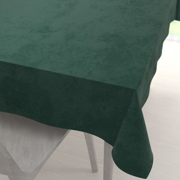 Biante Sametový obdélníkový ubrus Velvet Premium SVP-044 Lesní zelená 60x100 cm